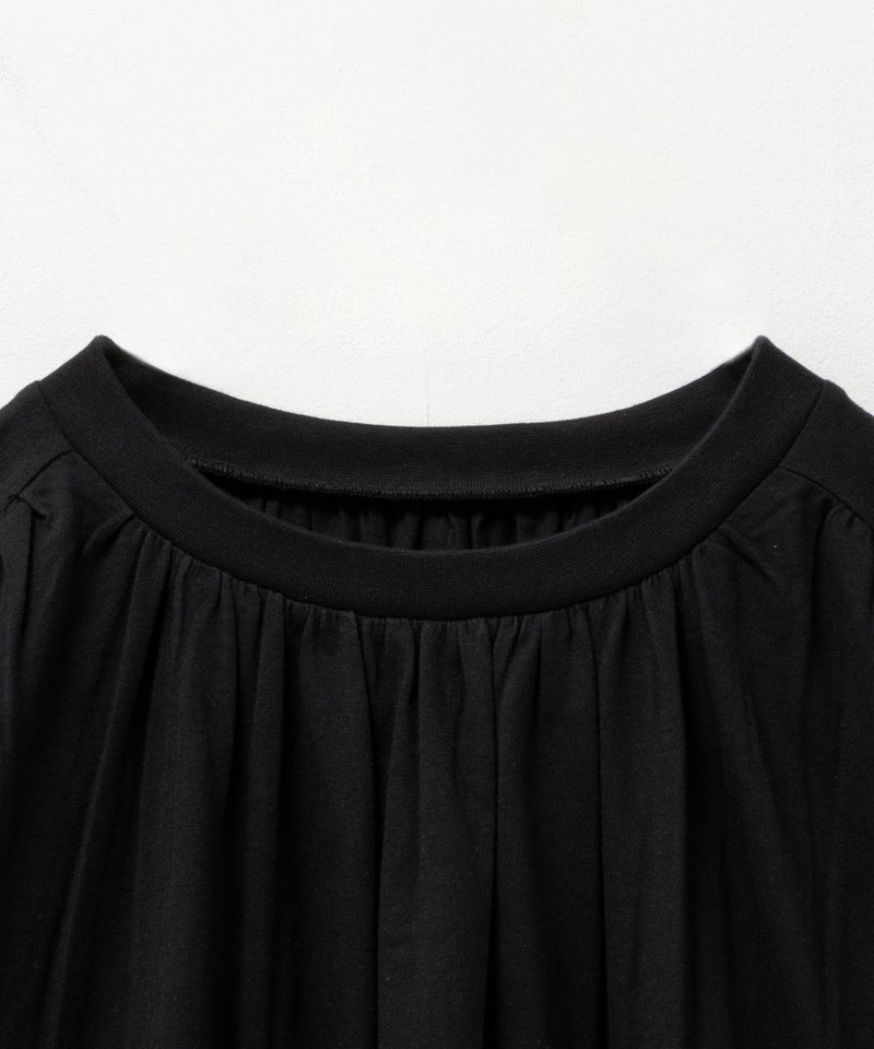 Howdy Marie インド綿 ギャザーTシャツ レディース メール便 対応商品商品画像-13