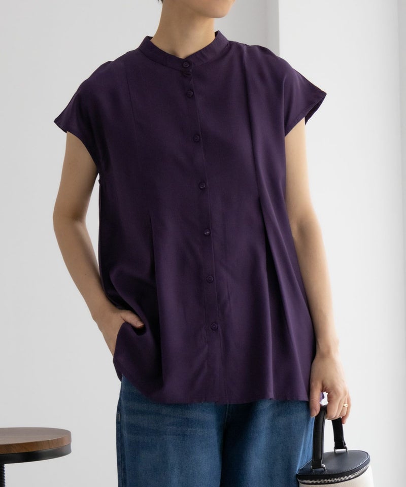 Howdy Marie  インドファブリック フレンチスリーブシャツ レディース商品画像-2