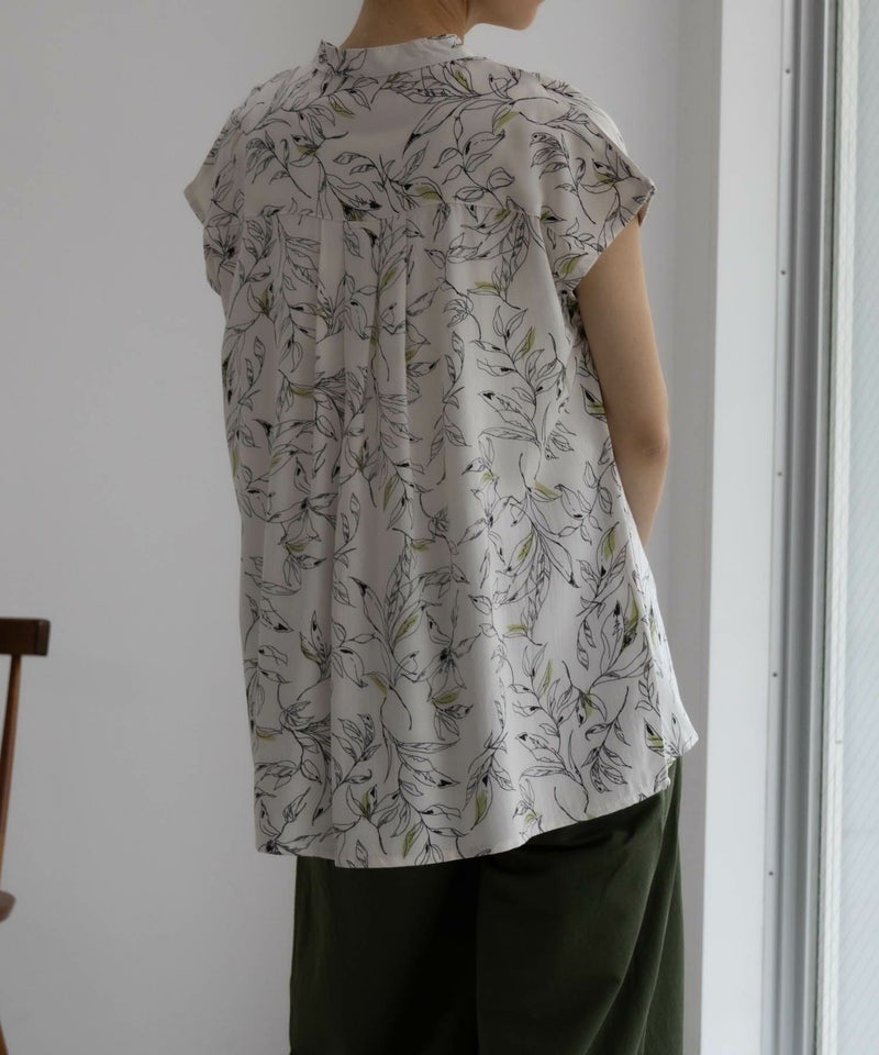 Howdy Marie  インドファブリック フレンチスリーブシャツ レディース商品画像-8