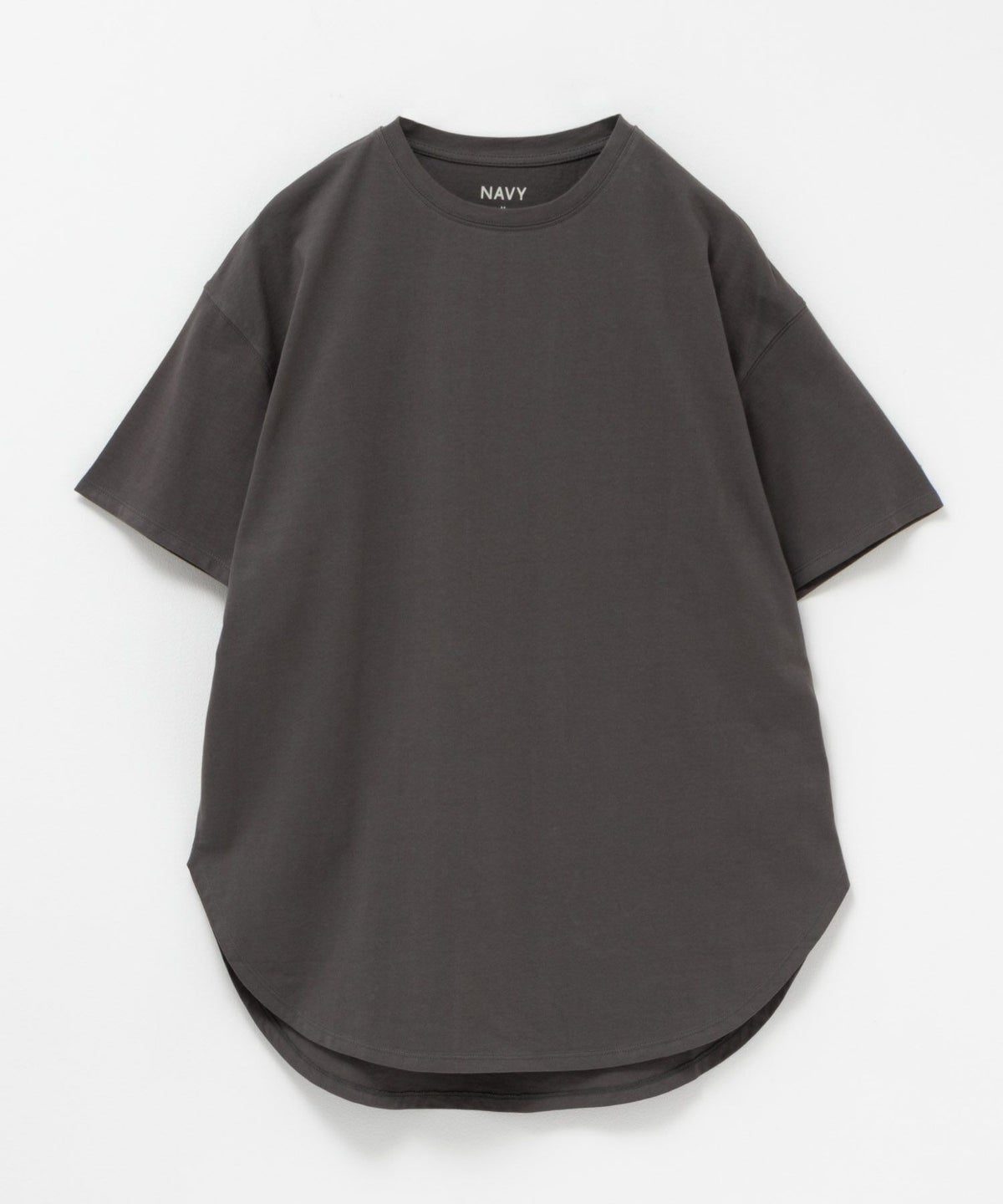 NAVY ベーシック裾ラウンドTシャツ レディース ネコポス 対応商品