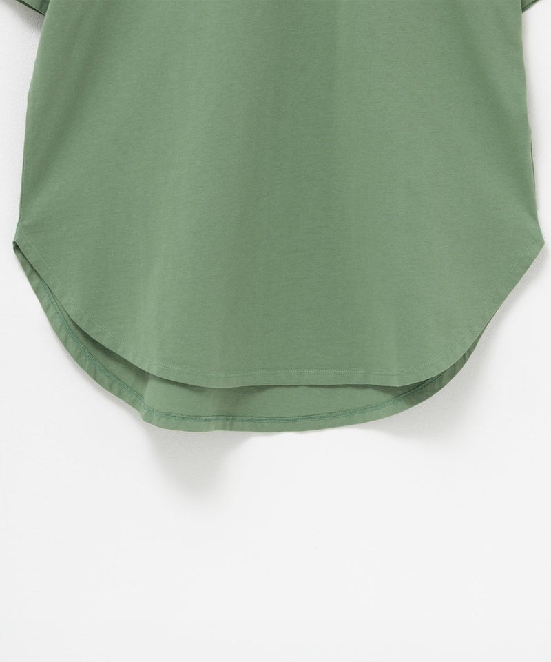 NAVY ベーシック裾ラウンドTシャツ レディース メール便 対応商品商品画像-18