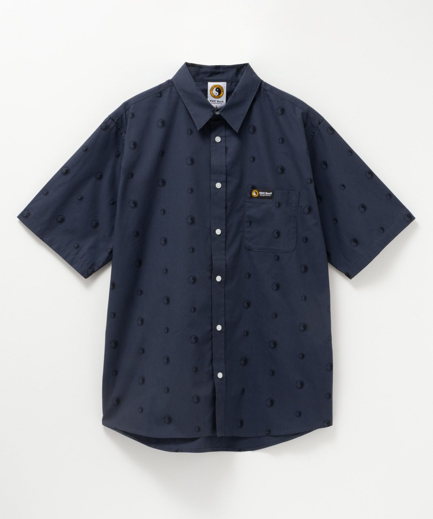 T&C Surf Designs インヤン総柄シャツ メンズ