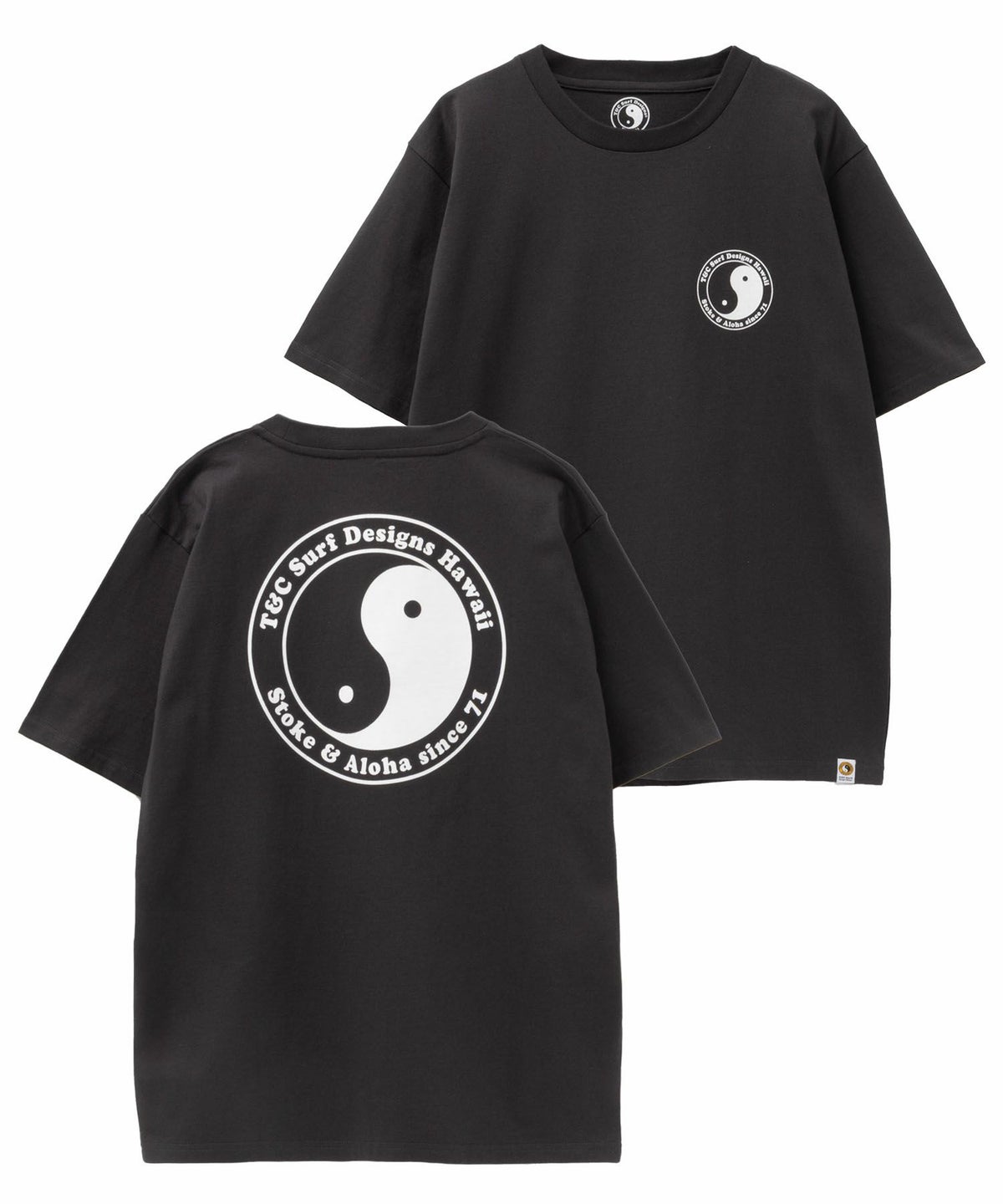 T&C Surf Designs バックプリントインヤンTシャツ メンズ ネコポス 対応商品