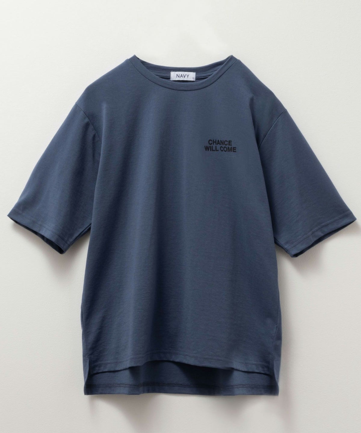 NAVY 5分袖メッセージTシャツ レディース ネコポス 対応商品