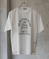 NAVY 5分袖アーチプリントTシャツ レディース メール便 対応商品商品サムネイル-1
