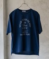 NAVY 5分袖アーチプリントTシャツ レディース メール便 対応商品商品サムネイル-3
