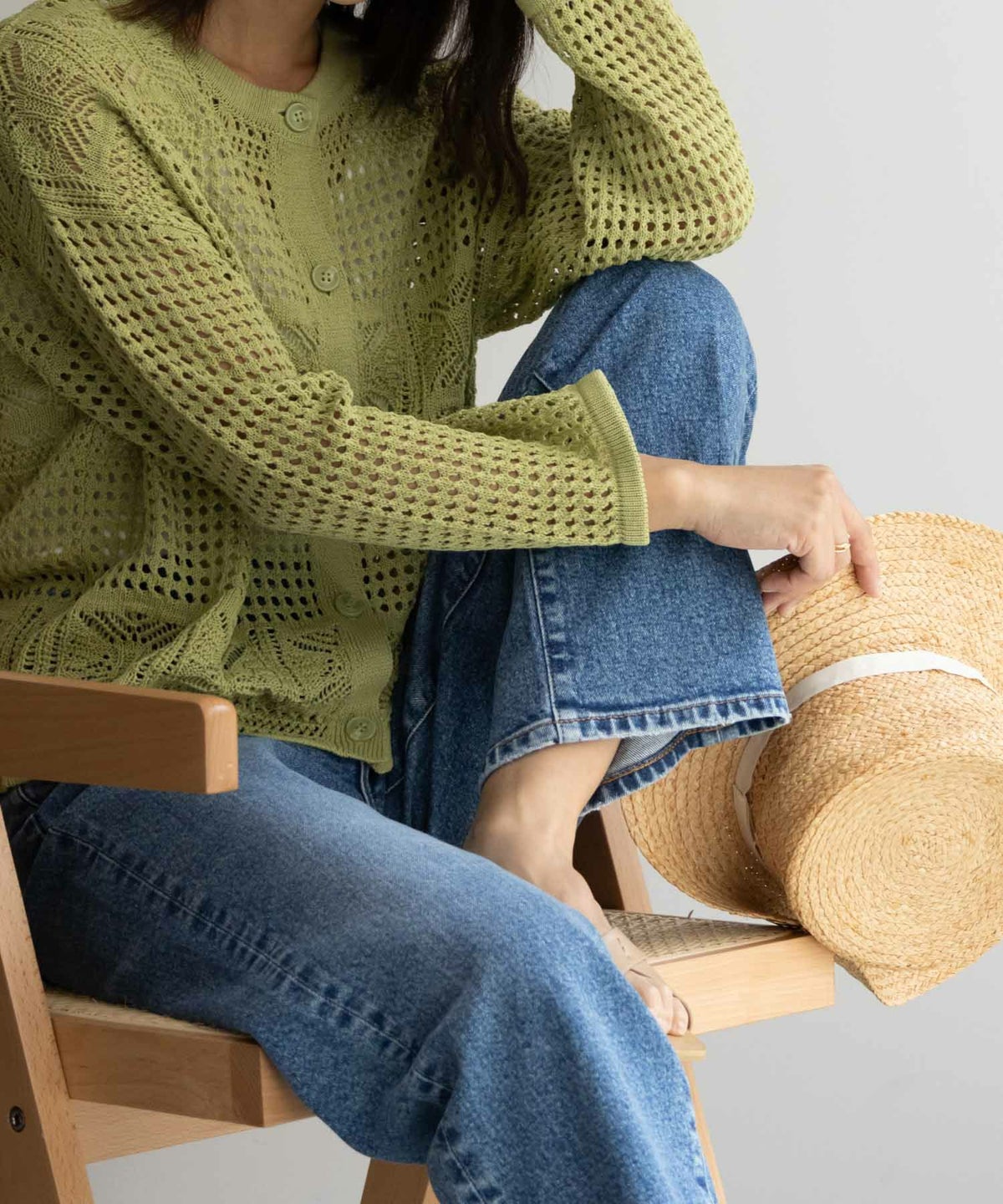 EDWIN essentials ストレートパンツ レディース