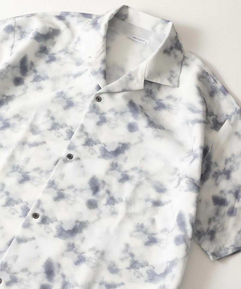 URBAN COLLECTION ポリトロショートスリーブ柄シャツ メンズ商品画像-1