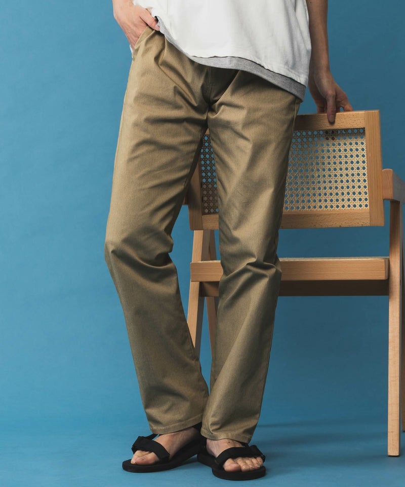 NAVY SARARI 裏メッシュドビーCOOLストレートパンツ メンズ商品画像-13