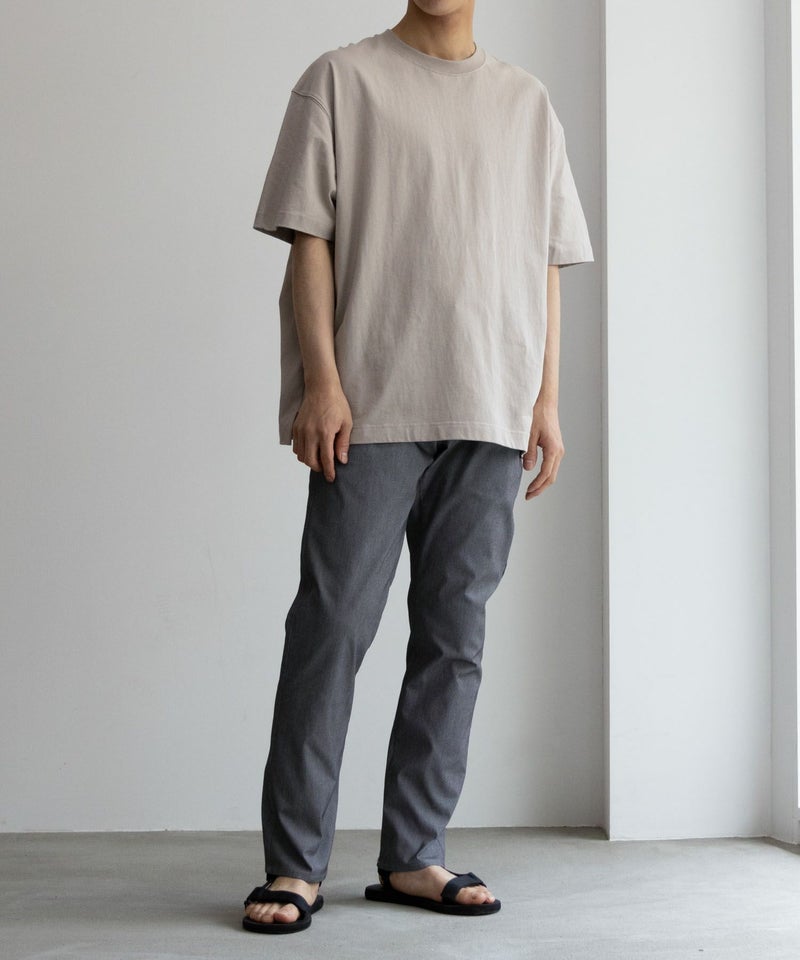 NAVY SARARI 裏メッシュドビーCOOLストレートパンツ メンズ商品画像-21