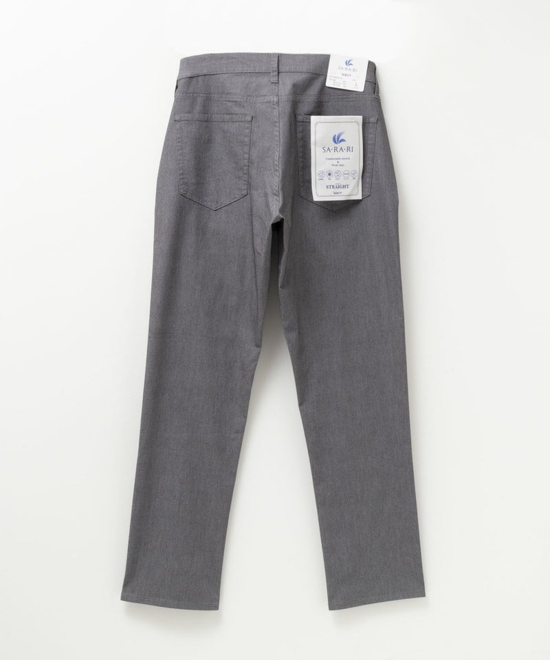 NAVY SARARI 裏メッシュドビーCOOLストレートパンツ メンズ商品画像-32