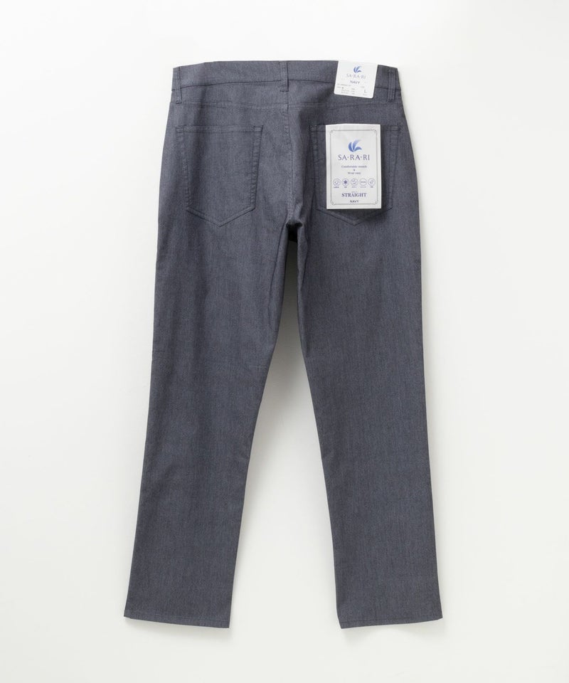 NAVY SARARI 裏メッシュドビーCOOLストレートパンツ メンズ商品画像-34