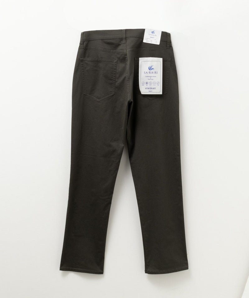 NAVY SARARI 裏メッシュドビーCOOLストレートパンツ メンズ商品画像-38