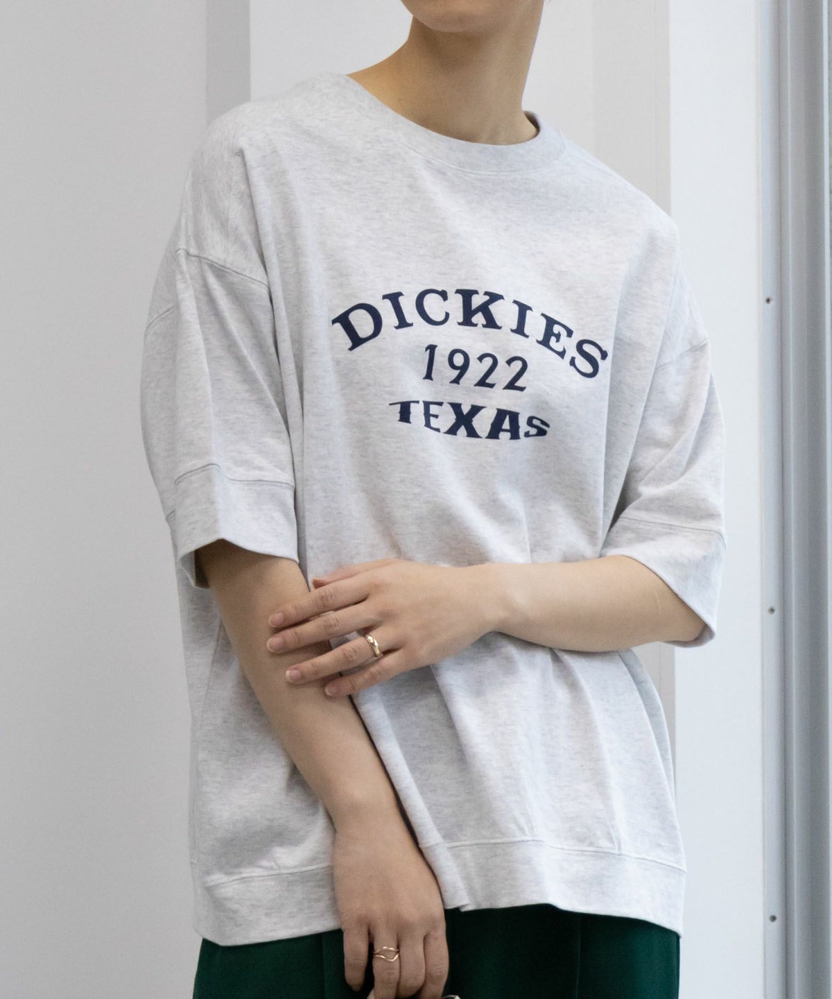 Dickies 切替えルーズシルエットTシャツ レディース ネコポス 対応商品