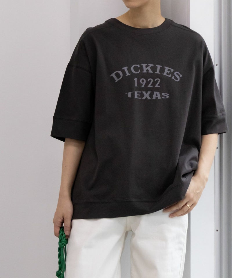 Dickies  切替えルーズシルエットTシャツ レディース メール便 対応商品商品画像-3