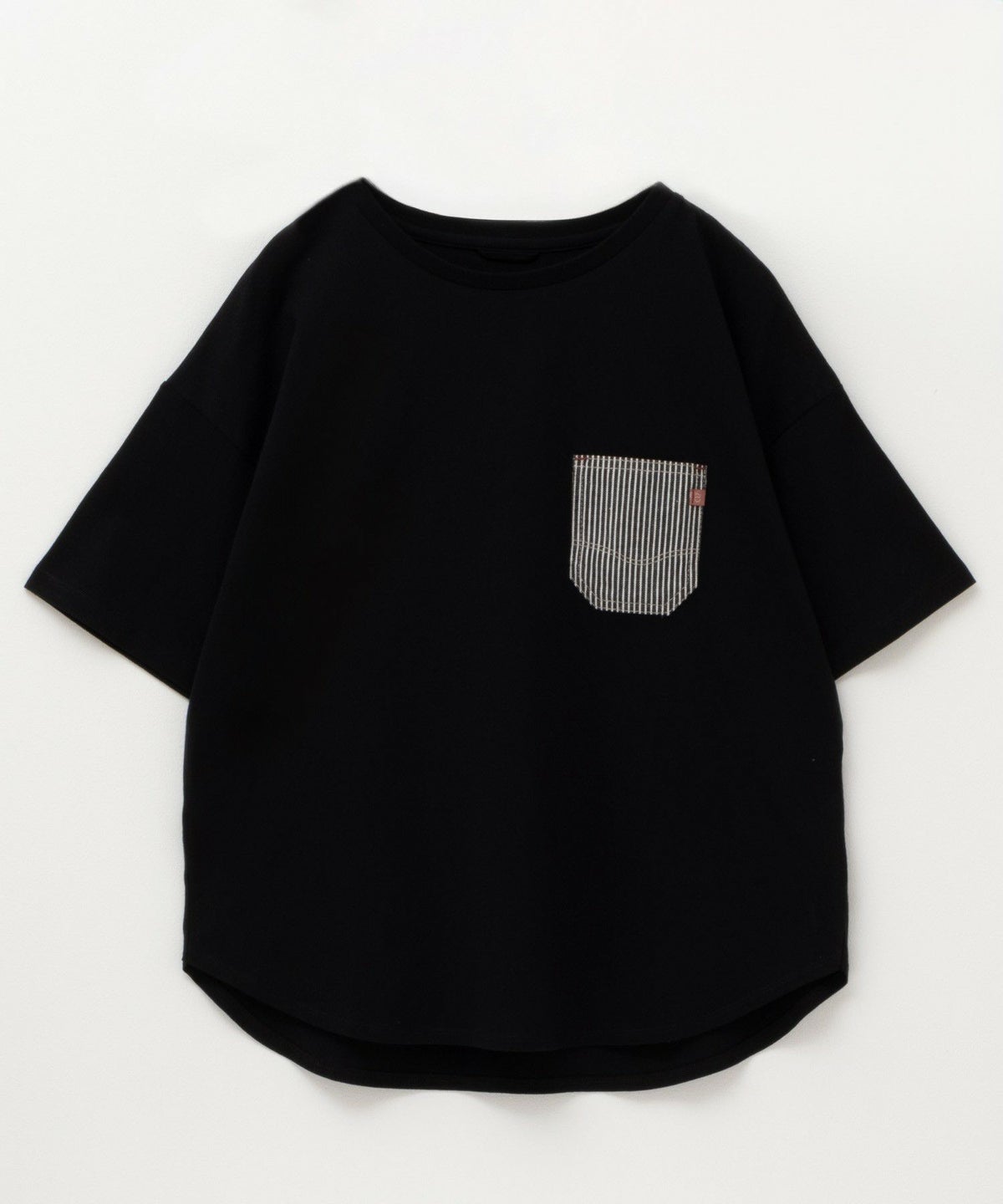 C17 デニムラウンド胸ポケットTシャツ レディース ネコポス 対応商品