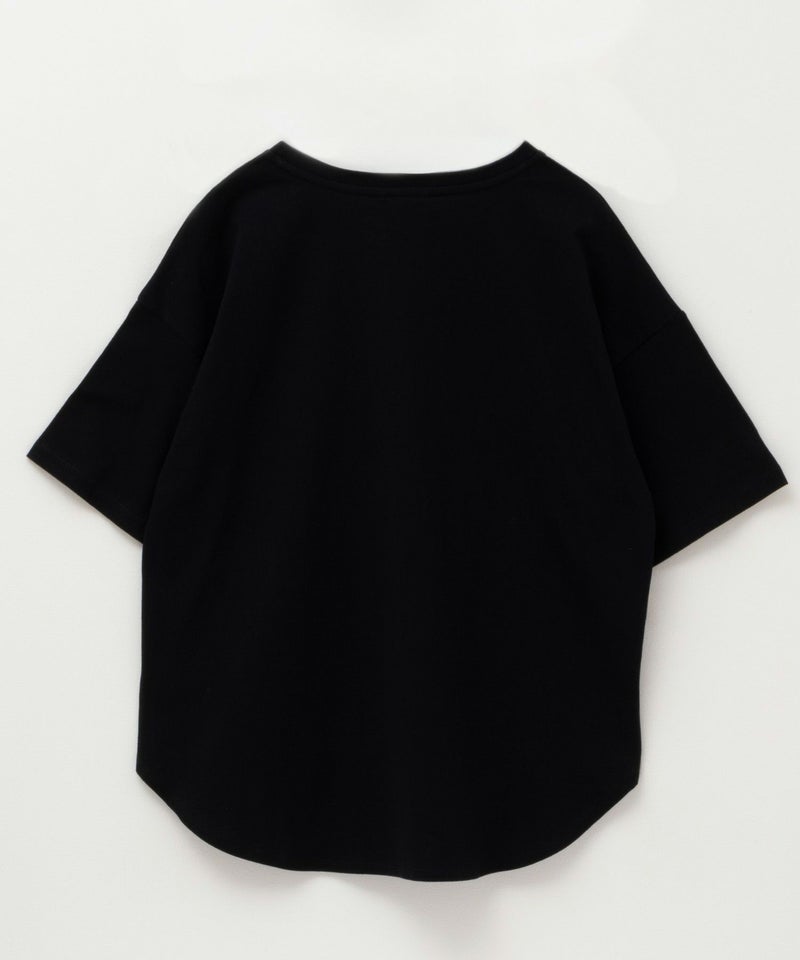 C17 デニムラウンド胸ポケットTシャツ レディース メール便 対応商品商品画像-10