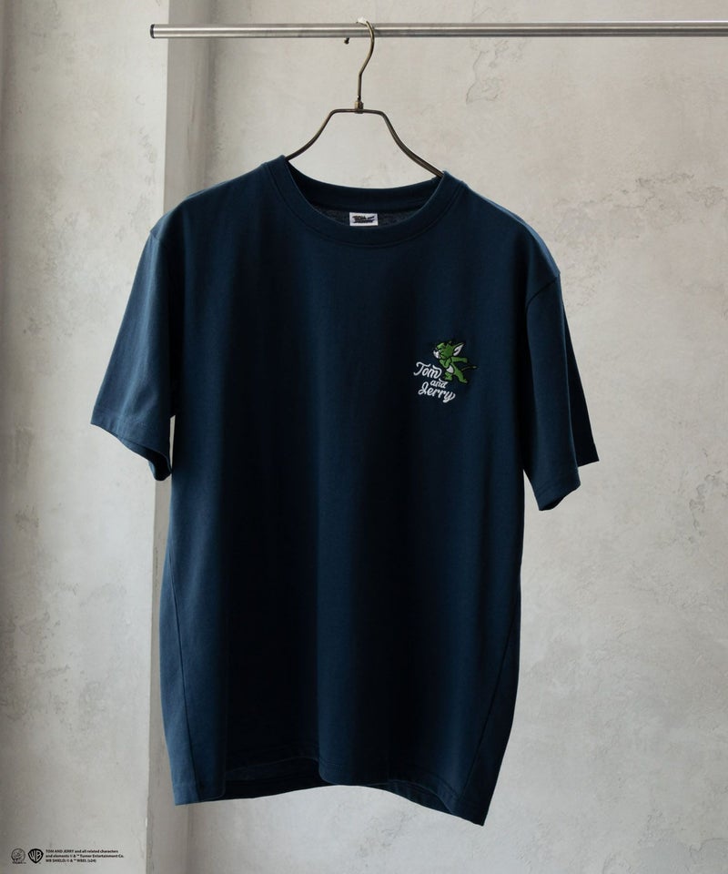 Tom and Jerry バックプリントロゴ刺繍Tシャツ メンズ メール便 対応商品商品画像-8