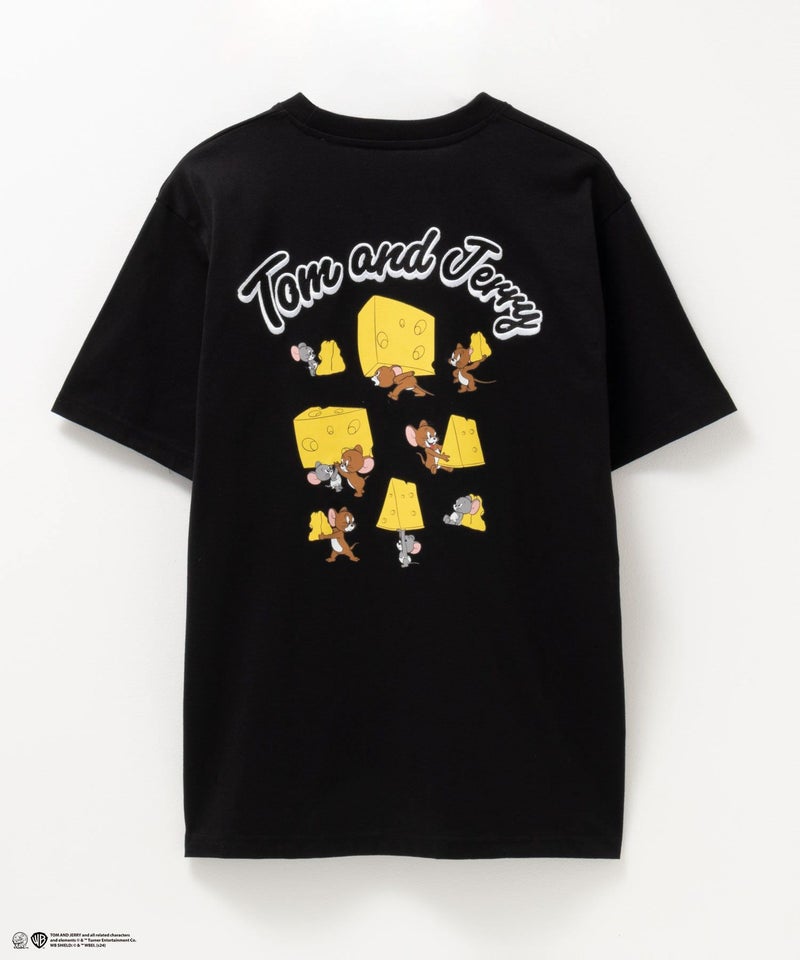 Tom and Jerry バックプリントロゴ刺繍Tシャツ メンズ メール便 対応商品商品画像-10