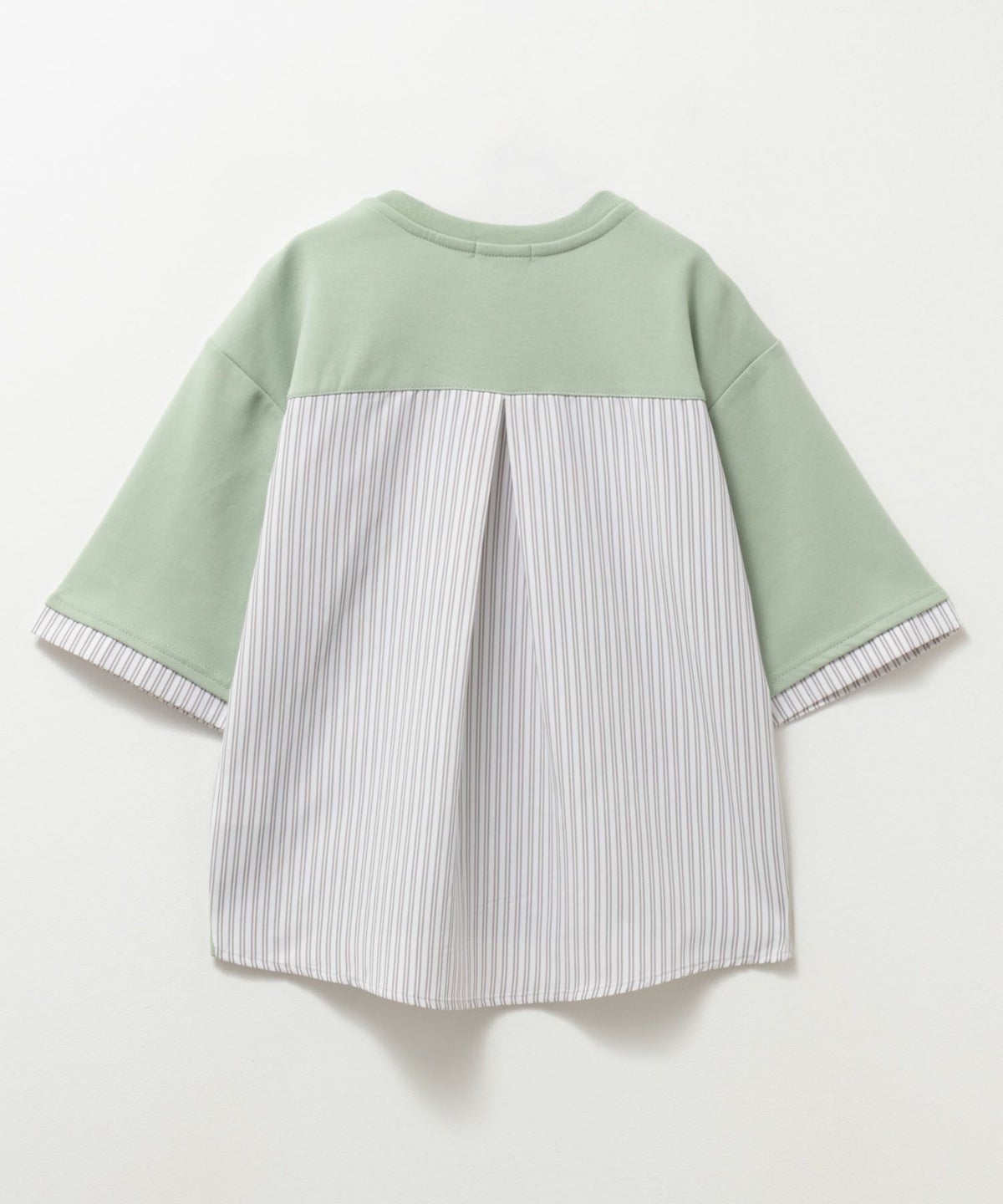 NAVY ポンチ素材 布帛切替えプルオーバー キッズ ネコポス 対応商品