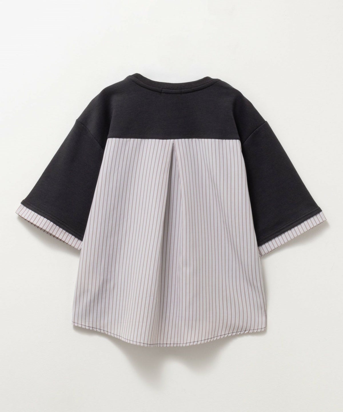 NAVY ポンチ素材 布帛切替えプルオーバー キッズ ネコポス 対応商品