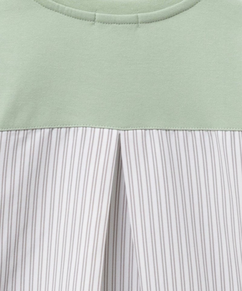 NAVY ポンチ素材 布帛切替えプルオーバー キッズ メール便 対応商品商品画像-9