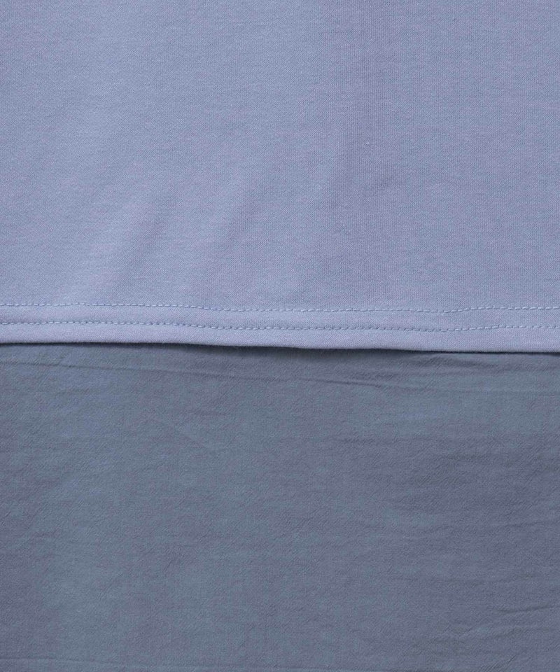 NAVY ポンチ素材 2WAYチュニック キッズ メール便 対応商品商品画像-9