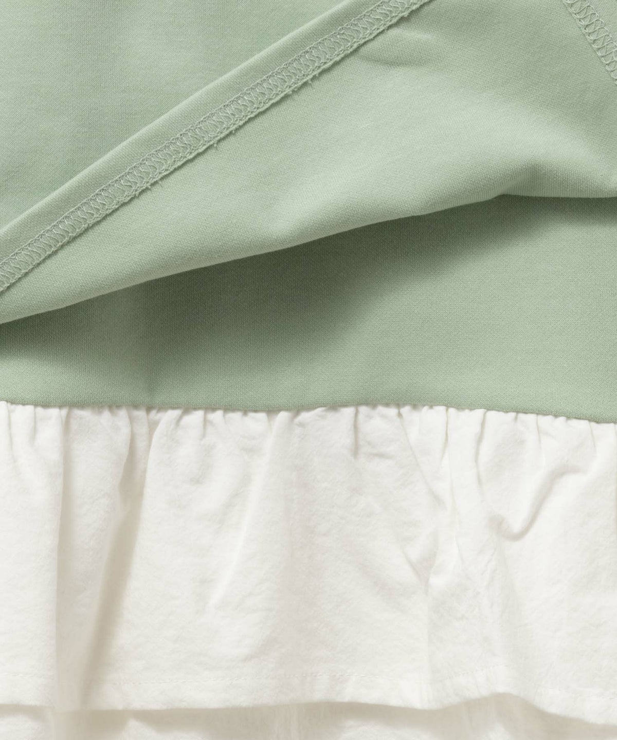 NAVY ポンチ素材 フェイクレイヤードチュニック キッズ ネコポス 対応商品