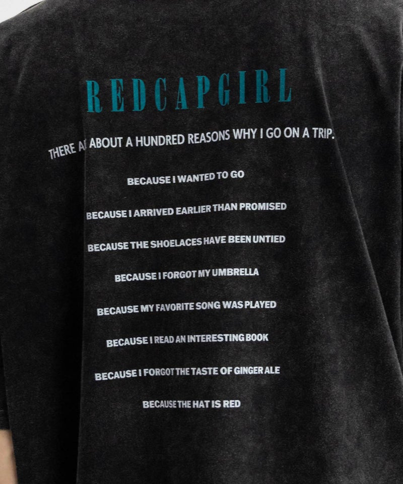 【オンラインストア限定】RED CAP GIRL スノーウォッシュ加工Tシャツ メンズ メール便 対応商品商品画像-8