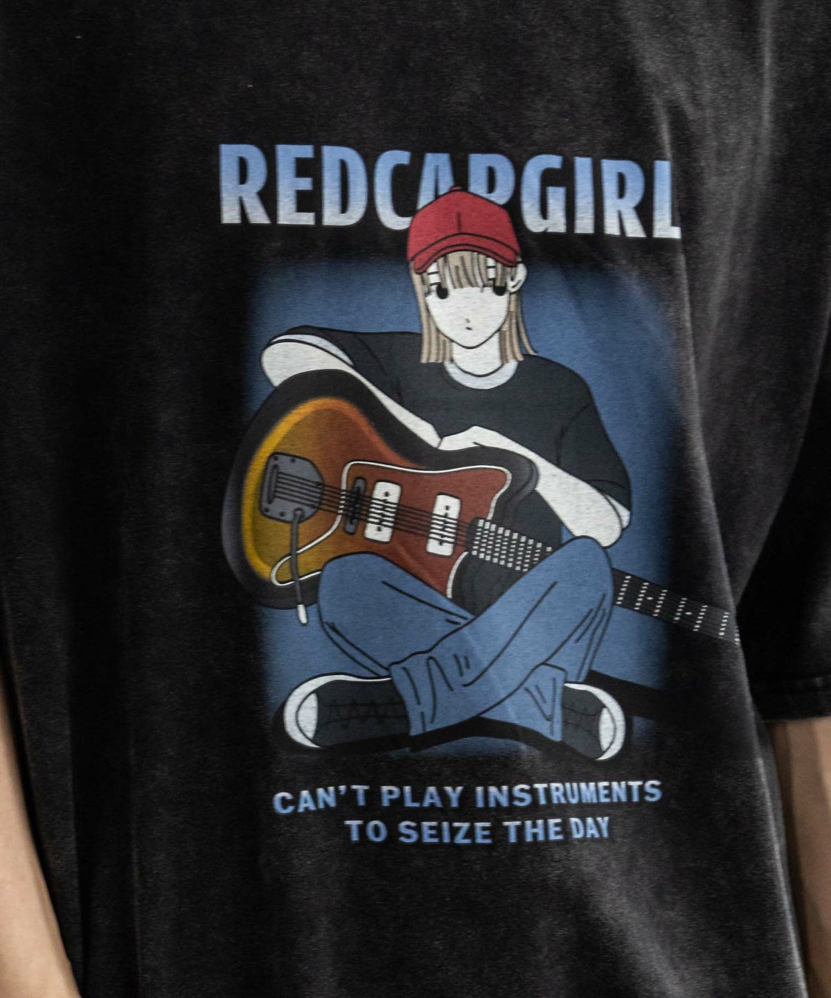 RED CAP GIRL スノーウォッシュ加工Tシャツ メンズ ネコポス 対応商品