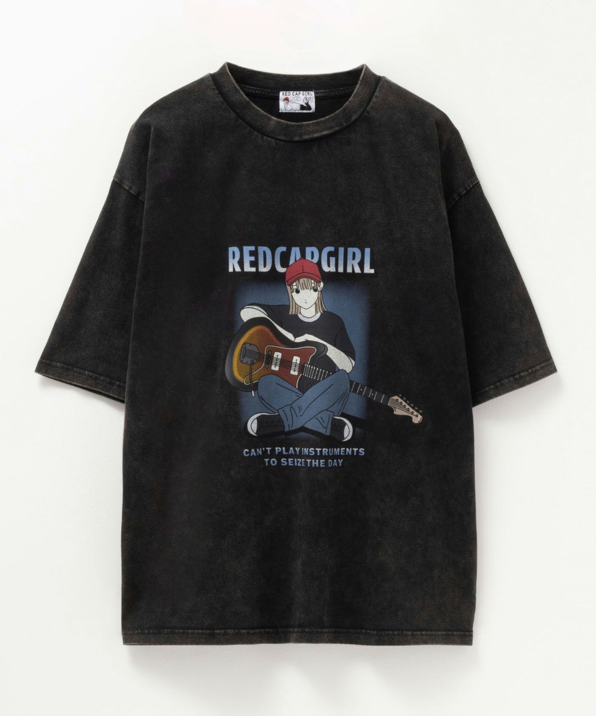 RED CAP GIRL スノーウォッシュ加工Tシャツ メンズ ネコポス 対応商品