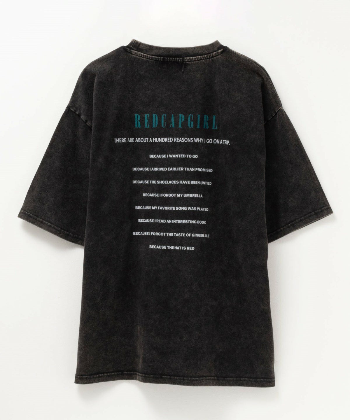 RED CAP GIRL スノーウォッシュ加工Tシャツ メンズ ネコポス 対応商品