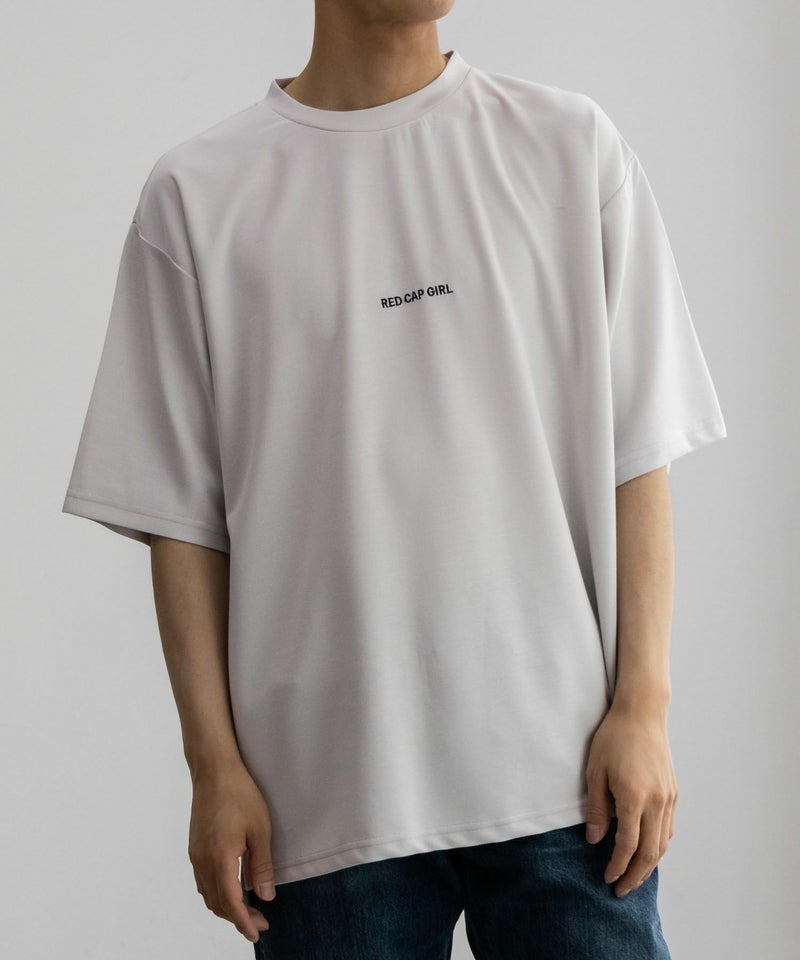 【オンラインストア限定】RED CAP GIRL ポンチ素材 バックプリントTシャツ メンズ メール便 対応商品商品画像-2