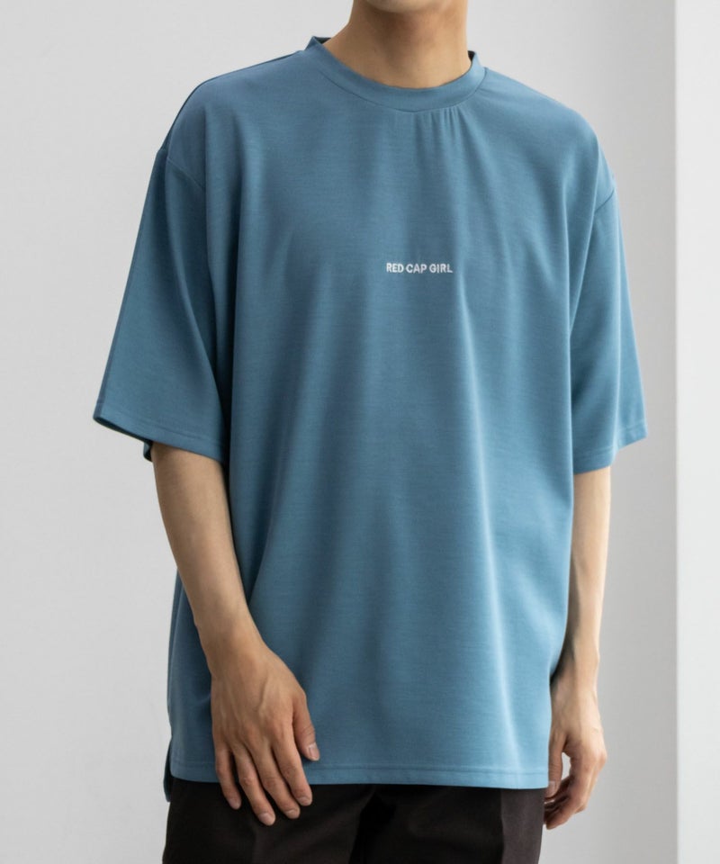 【オンラインストア限定】RED CAP GIRL ポンチ素材 バックプリントTシャツ メンズ メール便 対応商品商品画像-4