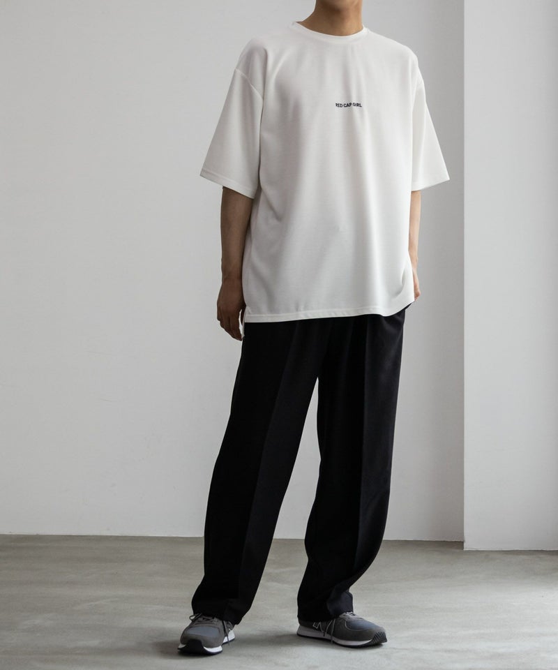 【オンラインストア限定】RED CAP GIRL ポンチ素材 バックプリントTシャツ メンズ メール便 対応商品商品画像-5