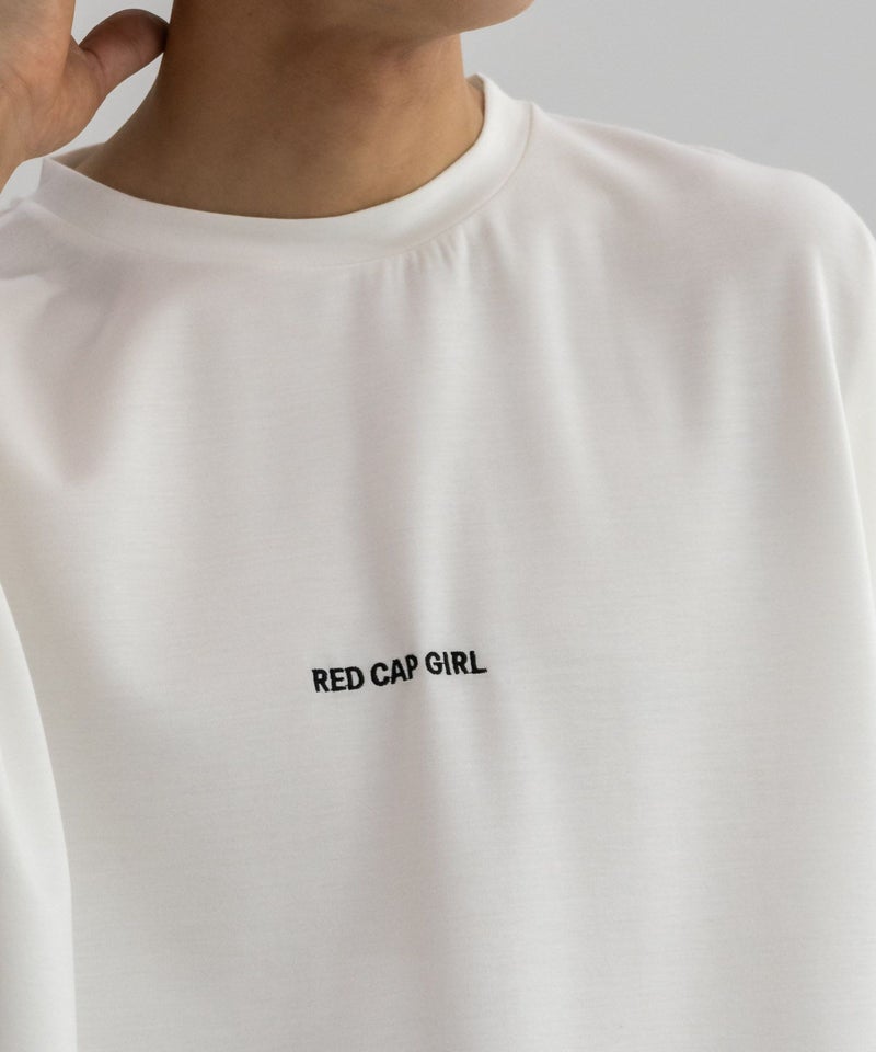 【オンラインストア限定】RED CAP GIRL ポンチ素材 バックプリントTシャツ メンズ メール便 対応商品商品画像-11