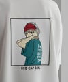 【オンラインストア限定】RED CAP GIRL  ポンチ素材 バックプリントTシャツ メンズ メール便 対応商品商品サムネイル-12