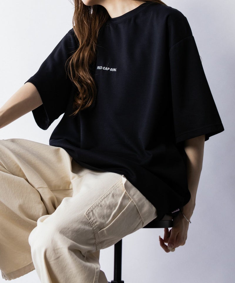 【オンラインストア限定】RED CAP GIRL ポンチ素材 バックプリントTシャツ メンズ メール便 対応商品商品画像-28