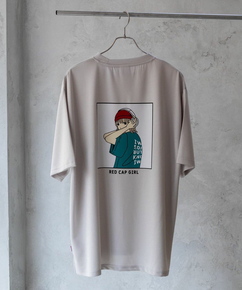 【オンラインストア限定】RED CAP GIRL  ポンチ素材 バックプリントTシャツ メンズ メール便 対応商品商品画像-34