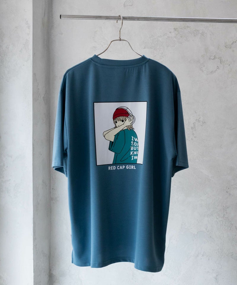 【オンラインストア限定】RED CAP GIRL ポンチ素材 バックプリントTシャツ メンズ メール便 対応商品商品画像-36