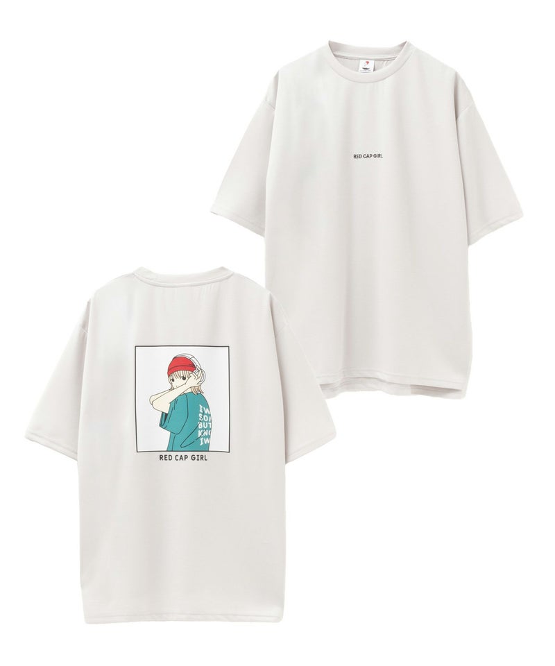 【オンラインストア限定】RED CAP GIRL ポンチ素材 バックプリントTシャツ メンズ メール便 対応商品商品画像-38