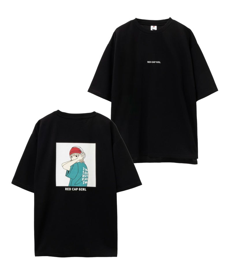 【オンラインストア限定】RED CAP GIRL  ポンチ素材 バックプリントTシャツ メンズ メール便 対応商品商品画像-39