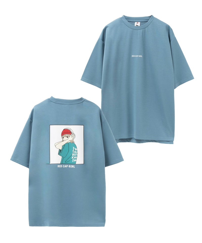 【オンラインストア限定】RED CAP GIRL  ポンチ素材 バックプリントTシャツ メンズ メール便 対応商品商品画像-40