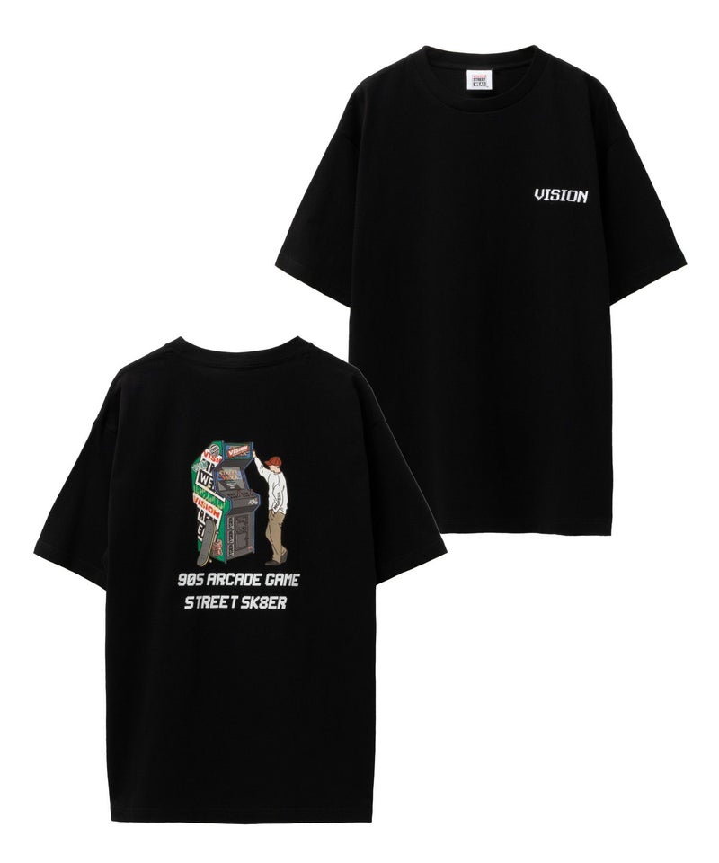 【オンラインストア限定】VISION STREET WEAR アーケードゲームプリントTシャツ メンズ メール便 対応商品商品画像-1