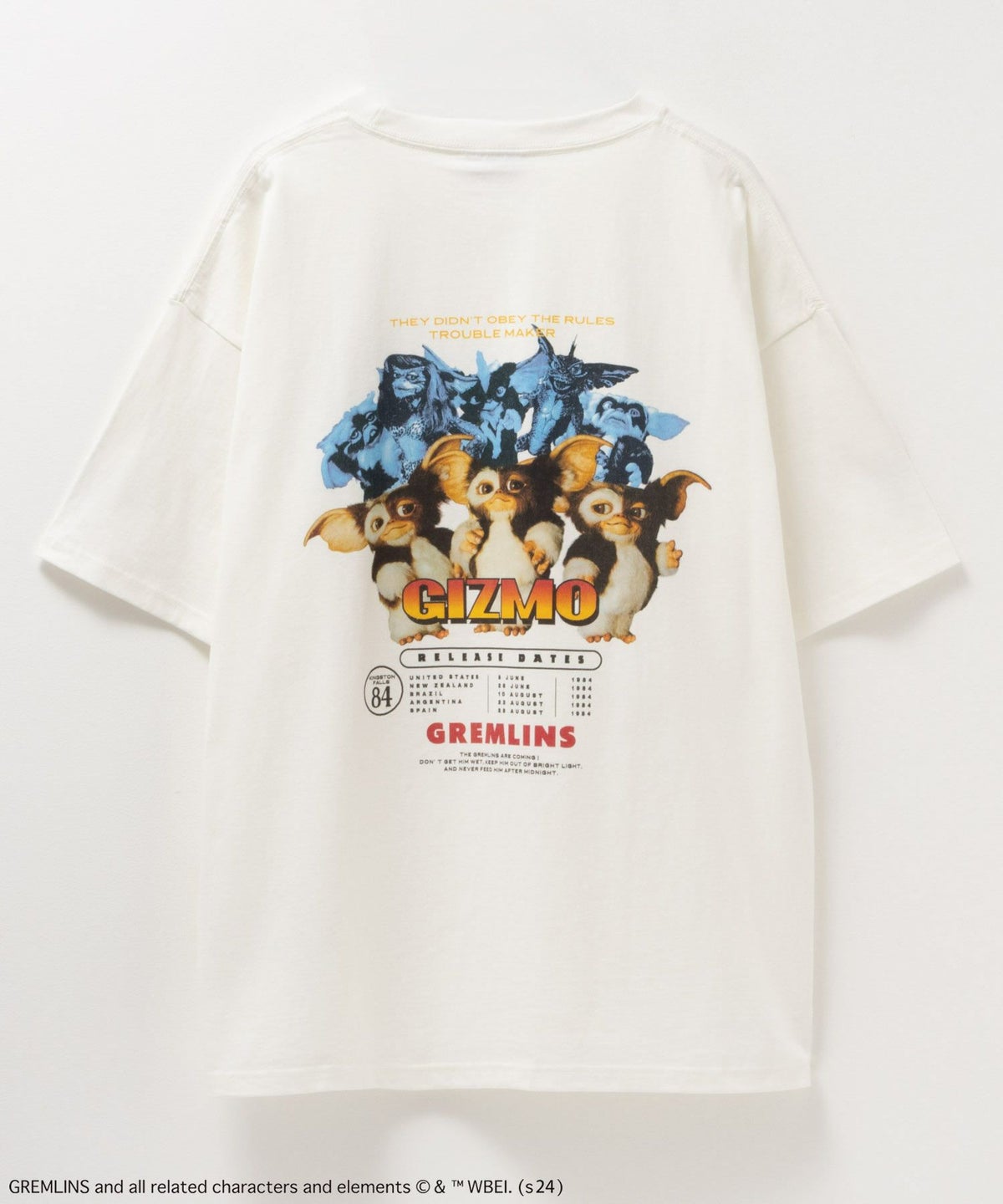 GREMLINS ツアーポスターTシャツ メンズ ネコポス 対応商品