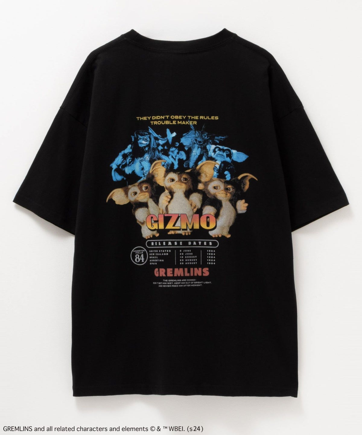 GREMLINS ツアーポスターTシャツ メンズ ネコポス 対応商品