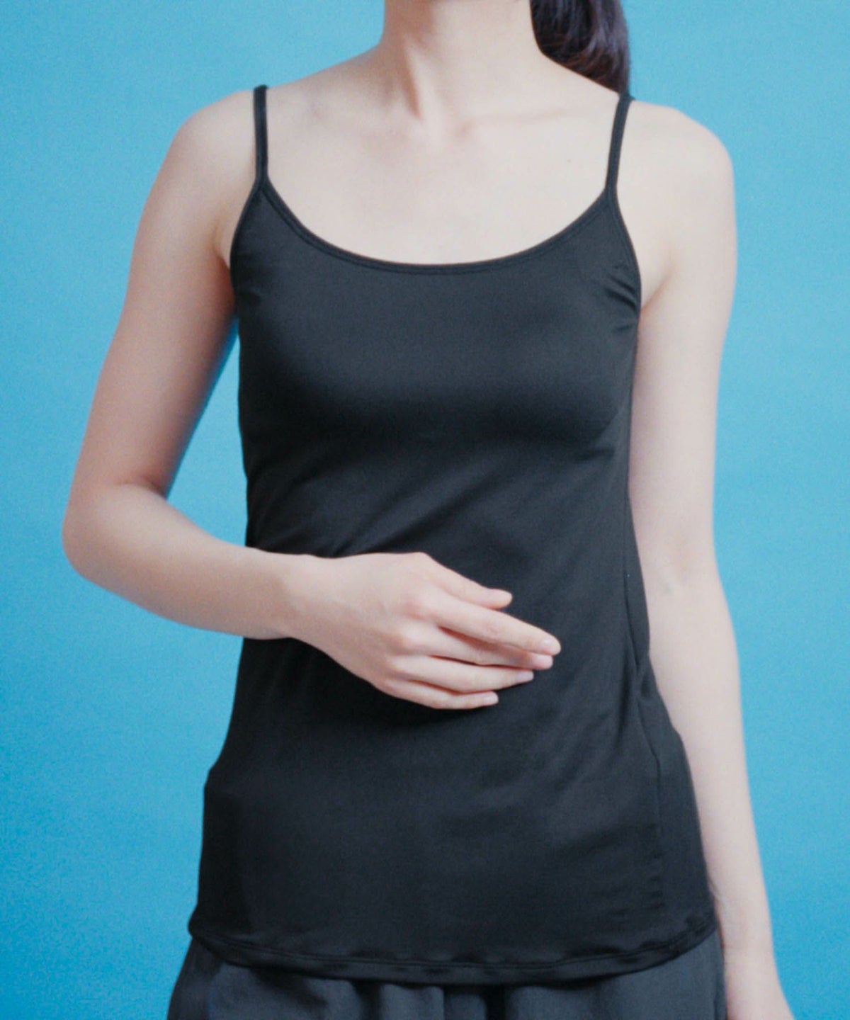 NAVY SARARI ブラトップキャミソール レディース