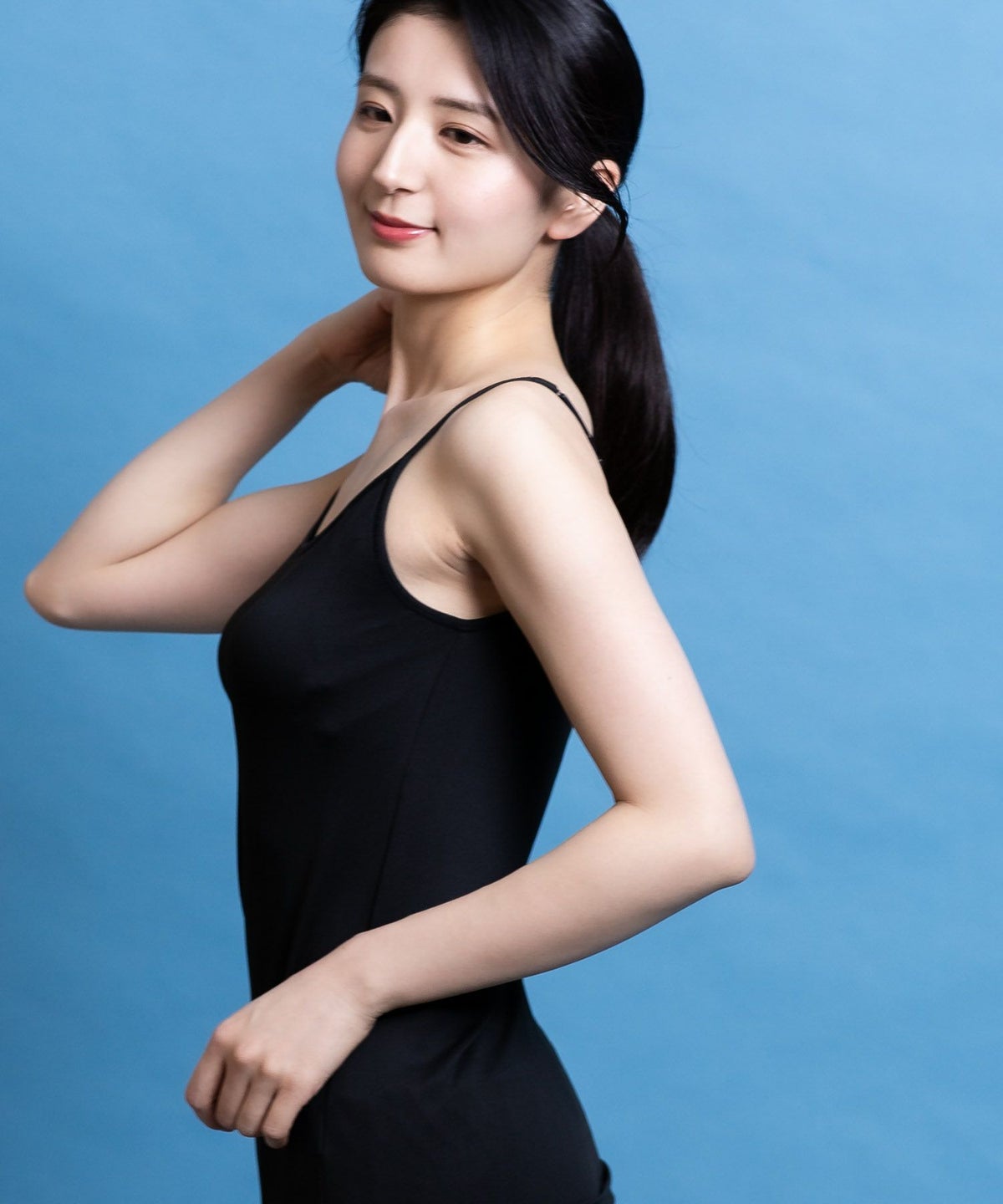 NAVY SARARI ブラトップキャミソール レディース