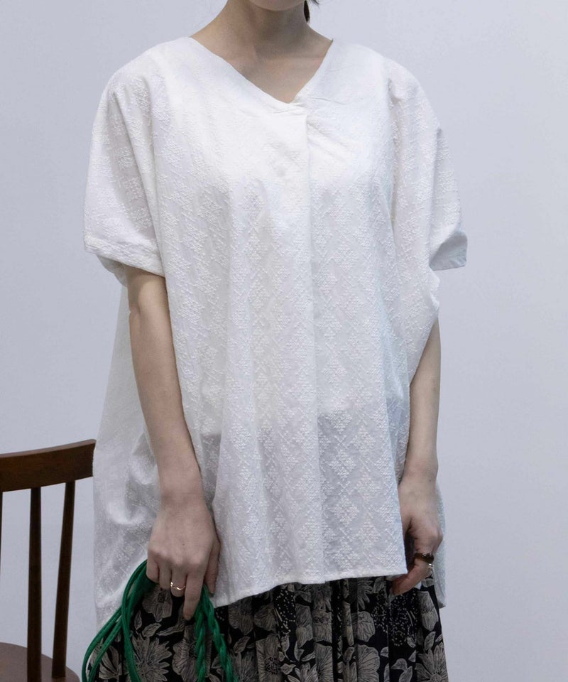 Howdy Marie  インドファブリック 刺繍ブラウス レディース商品画像-1