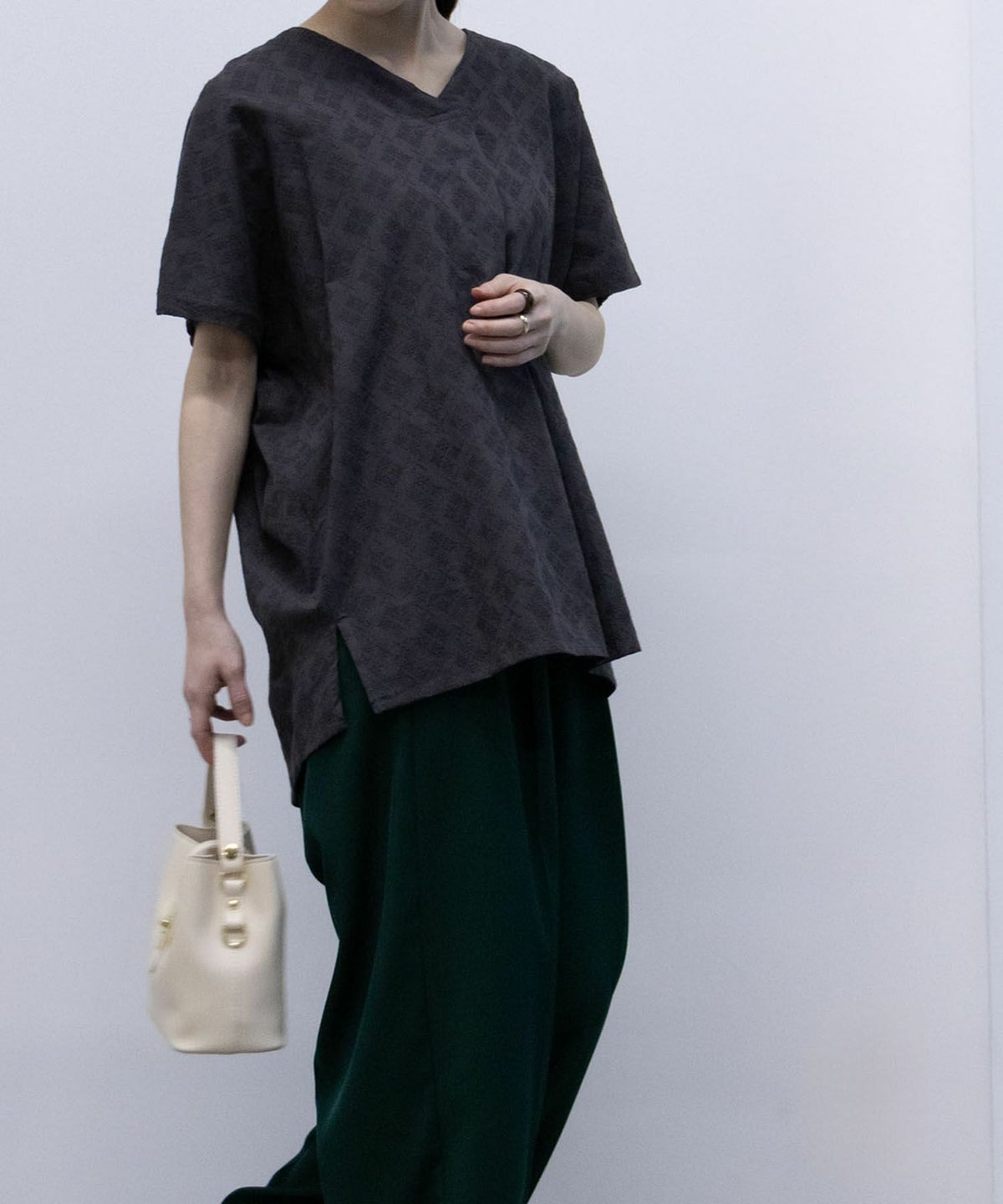 Howdy Marie インドファブリック 刺繍ブラウス レディース